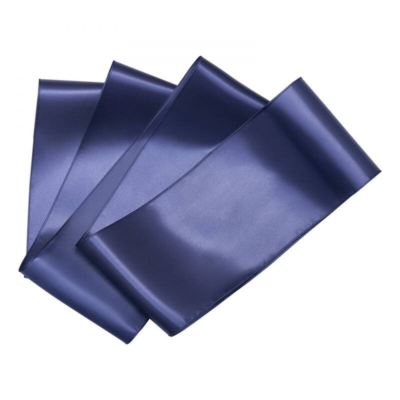 Satin Chair Ribbons for Wedding Reception Adjustable Fit for Folding Banquet and Chiavari Chairs