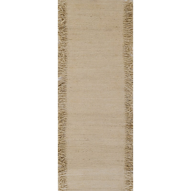 Momeni Clara Natural Fiber Area Rug - 2' 3" x 8' - Ivory - Runner