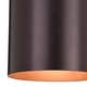 preview thumbnail 12 of 12, VAXCEL Chiasso 1-Light Outdoor Wall Sconce, Rust-Resistant Aluminum, Metal Shade, LED Compatible, Dark Sky Compliant
