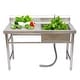 Freestanding Kitchen Utility Sink Stainless Steel - Bed Bath & Beyond 