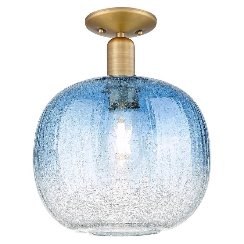 Innovations Lighting Downtown Urban - Brookhaven Sphere - 1 Light 10" Semi-Flush Mount Light