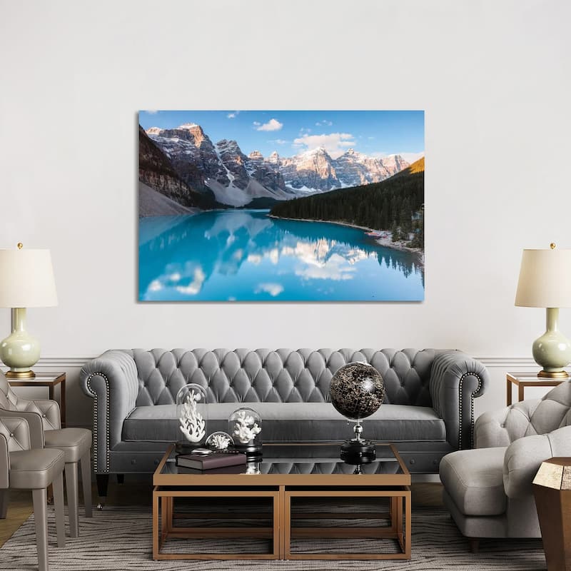 iCanvas "Moraine Lake Sunrise, Banff National Park" by Matteo Colombo Canvas Print