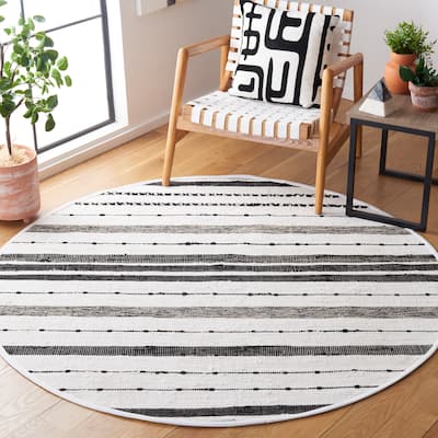 SAFAVIEH Handmade Striped Kilim Almuth Transitional Rug