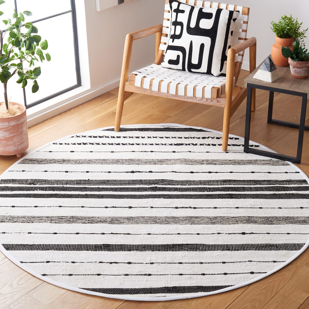 SAFAVIEH Handmade Striped Kilim Sibille Transitional Rug