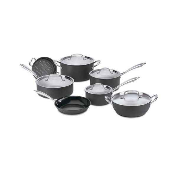 Cuisinart Green Gourmet Prep 12-piece Anodized Cookware. Opens flyout.