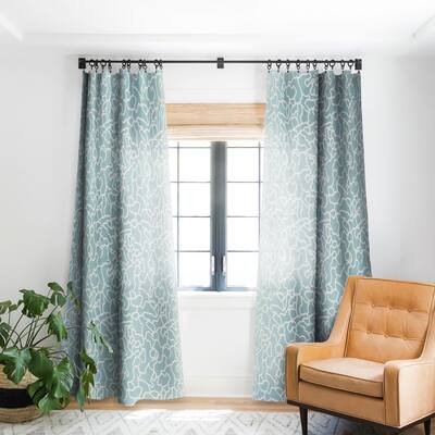 Blackout Abstract Siluet Made-to-Order Curtain Panel (One Panel)