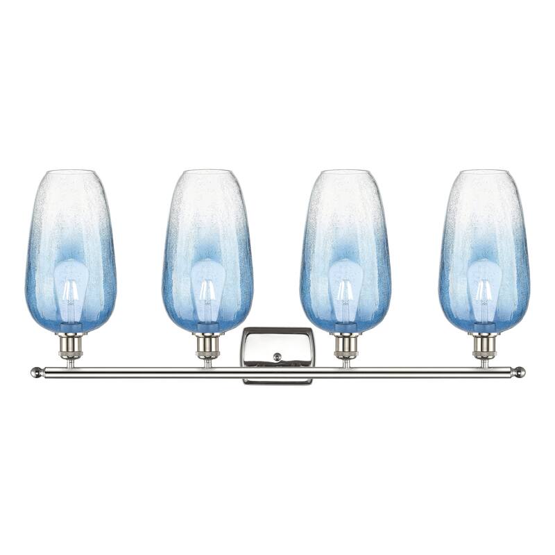 Innovations Lighting Endless Possibilities Ballston - Brookhaven Flute - 4 Light 37" Bath Vanity Light