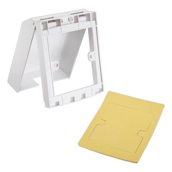 Shop 86 Type Waterproof Cover Wall Light Switch Socket Splash Proof Box 115x95x42mm White Overstock 27583926