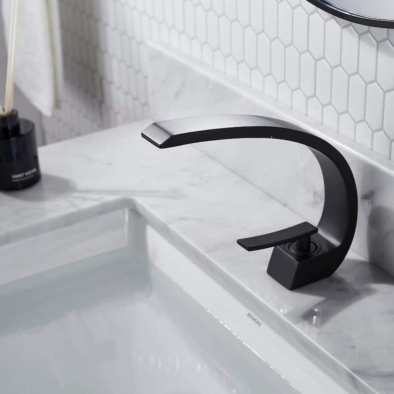 FORIOUS 41030 Single Hole Arch Bathroom Sink Vessel Faucet