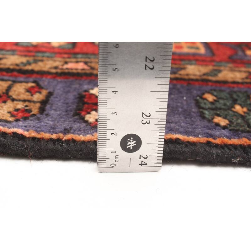 ECARPETGALLERY Hand-knotted Andelz Red Wool Rug - 4'1 x 7'5