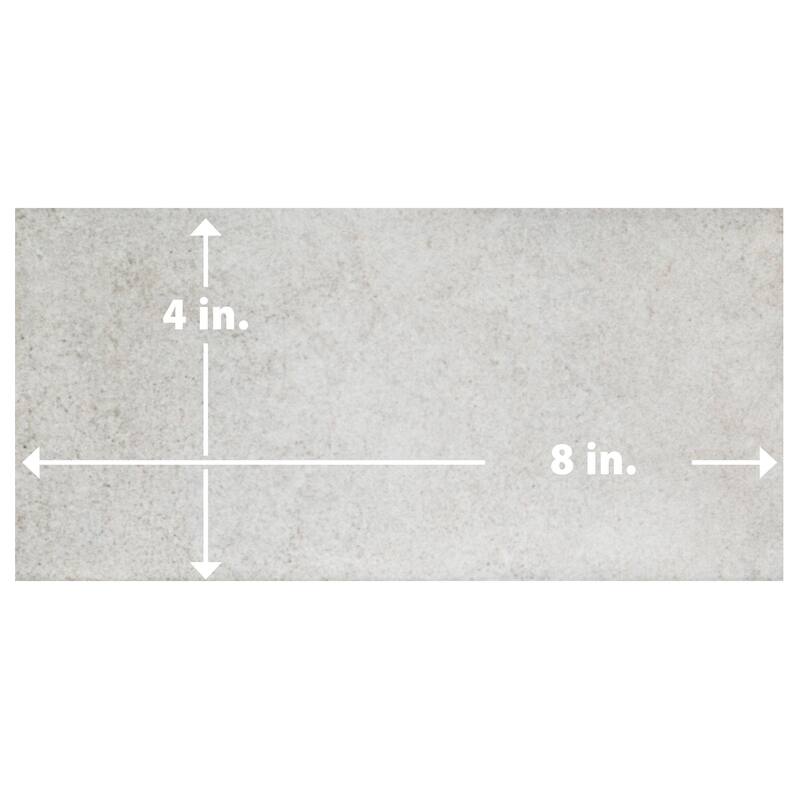 Merola Tile Camden Grey 4" x 8" Ceramic Wall Tile
