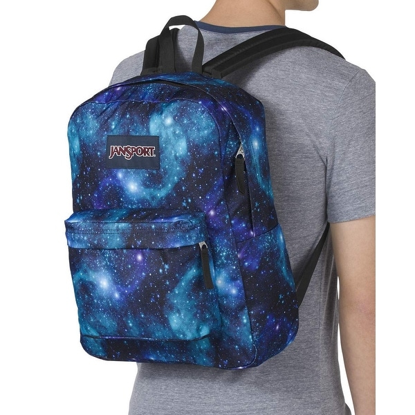 jansport blue galaxy backpack