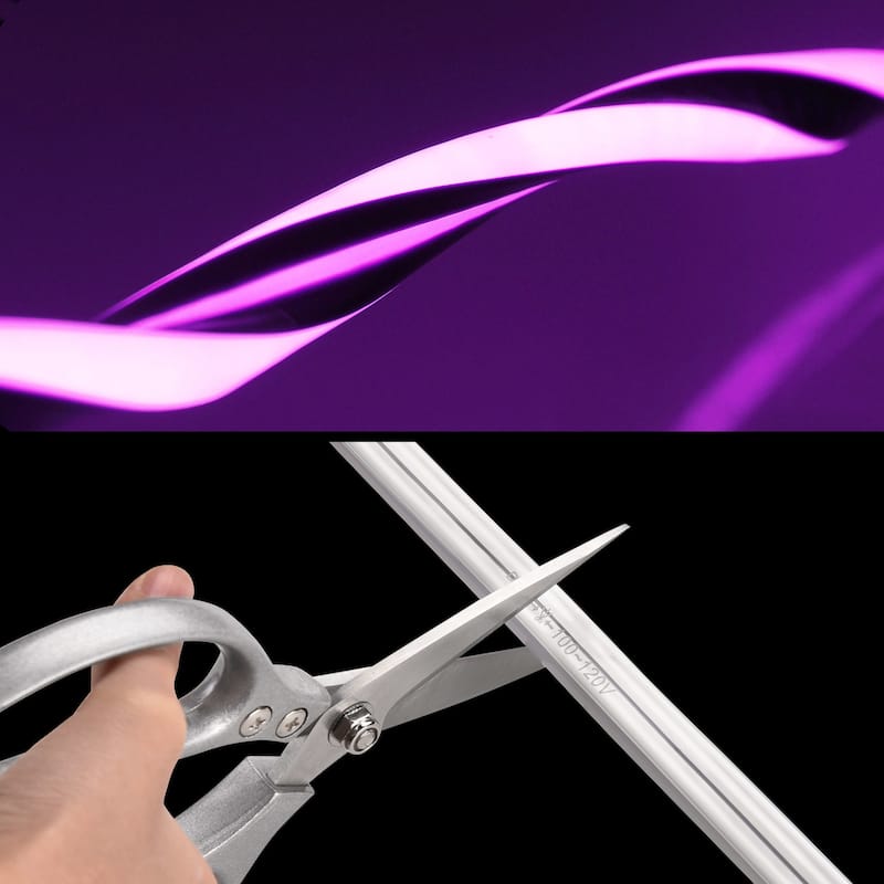 50 ft LED Neon Light Strip Bendable Strip for DIY, 2-Sided Neon Light