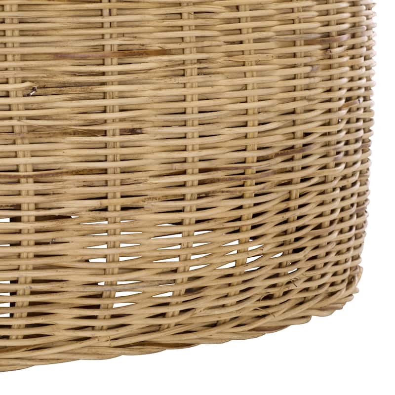 SAFAVIEH Home Bori Round Ottoman with Cushion