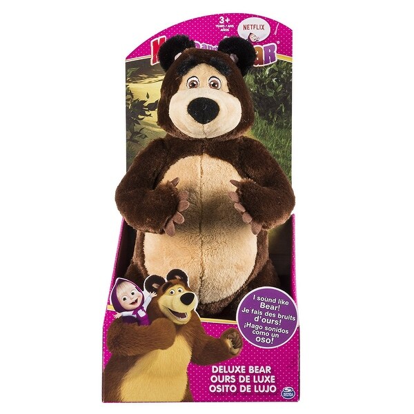 masha and the bear stuffed animal