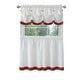 preview thumbnail 6 of 18, Lana Window Curtain Tier Pair and Valance Set