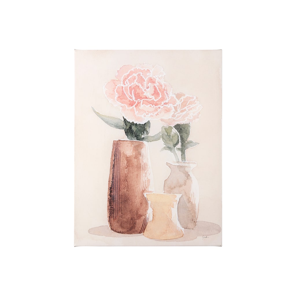 Boho Flowers I (24 x 32) Canvas Art Print