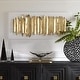 preview thumbnail 4 of 6, Metal Layer Striped Rectangular Wall Decoration - 55.25"