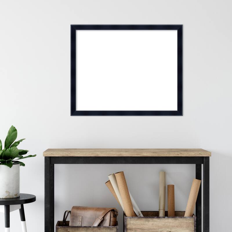 Amanti Art Madison Black Framed Dry Erase Magnetic Board