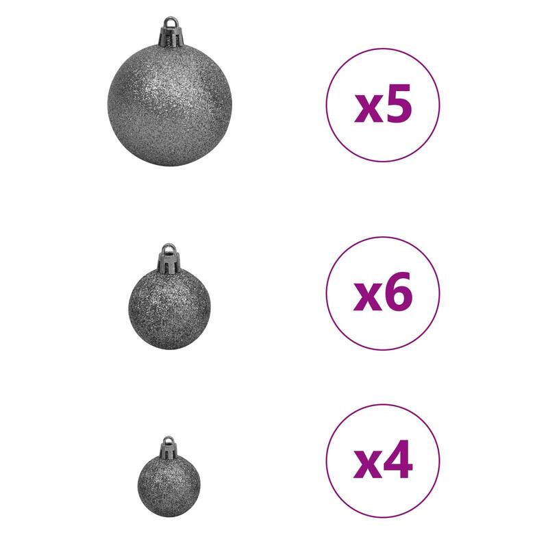 vidaXL Christmas Tree Party Decoration Artificial Slim Tree with Stand PVC