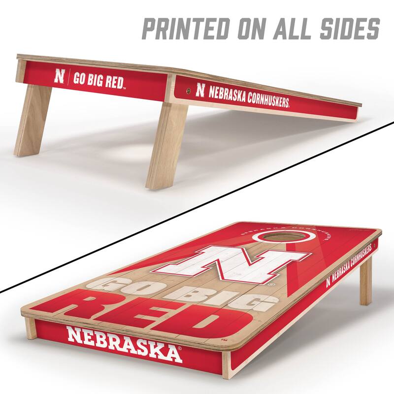 Nebraska Cornhuskers NCAA 2x4 Professional Cornhole Board Set