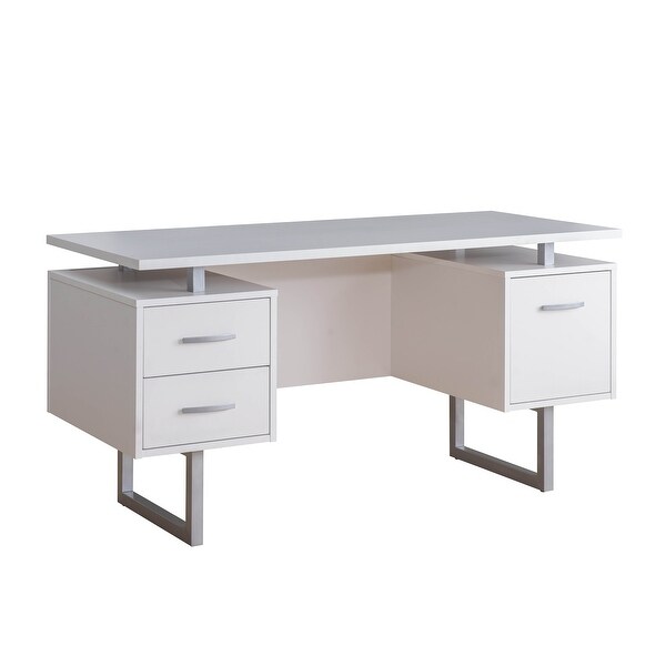 Sunjoy deja double pedestal desk hotsell