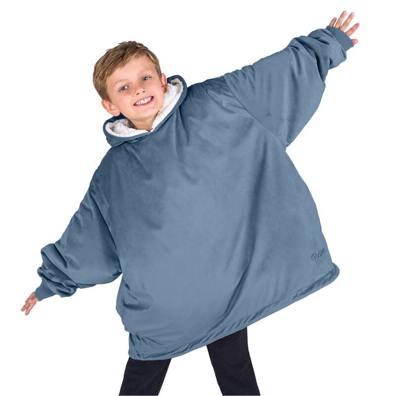 Bare Homey B-Cozy Oversized Sherpa Wearable Blanket