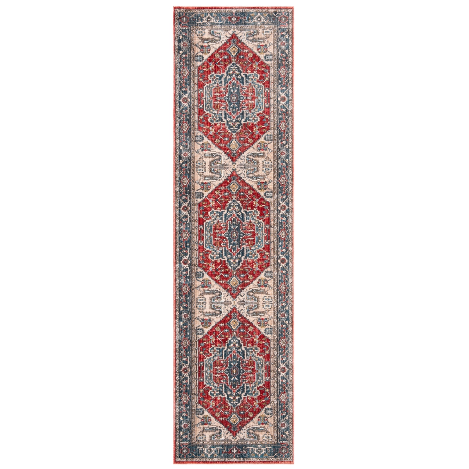 SAFAVIEH Vintage Boho Persian Ljubomila Oriental Polyester Rug with Fringe  - On Sale - Bed Bath & Beyond - 22709508