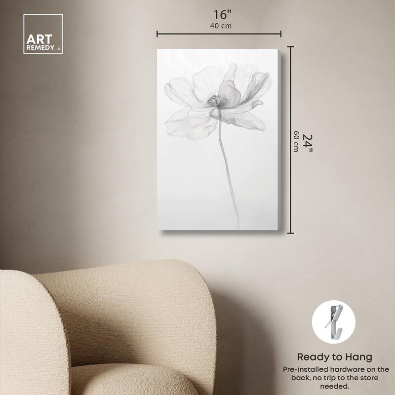 Fragile Beauty I Canvas by Art Remedy, Gallery Wrapped