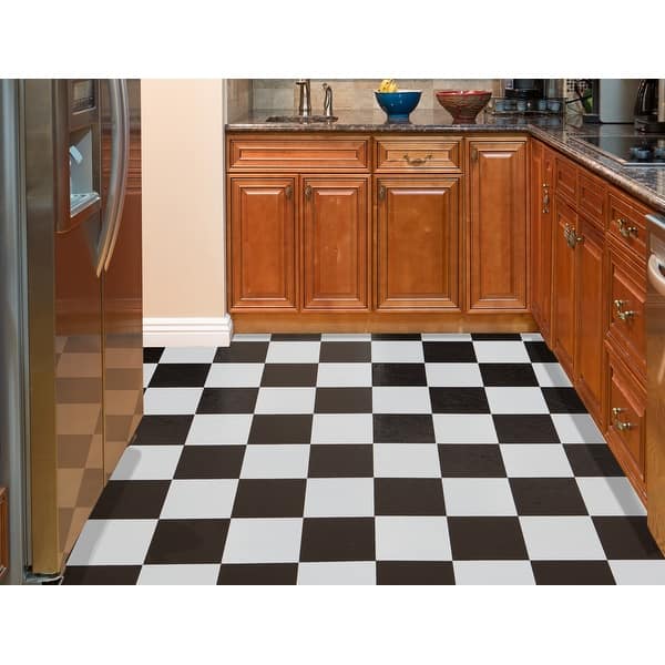 Black And White Vinyl Tile Flooring Black And White Vinyl Tile Flooring
