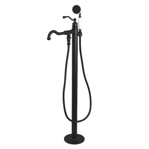 slide 2 of 38, English Country Freestanding Tub Faucet with Hand Shower