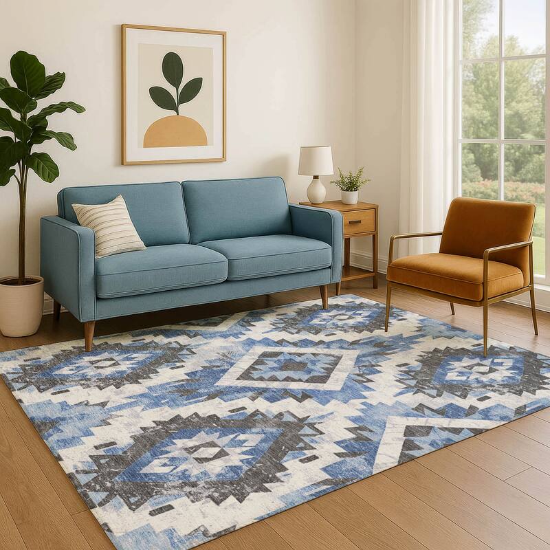 Premium Washable Super Soft Southwest Global Mayfield Rug