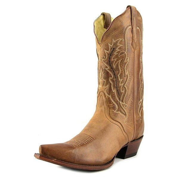 Nocona NL5015 Women Pointed Toe Leather Brown Western Boot