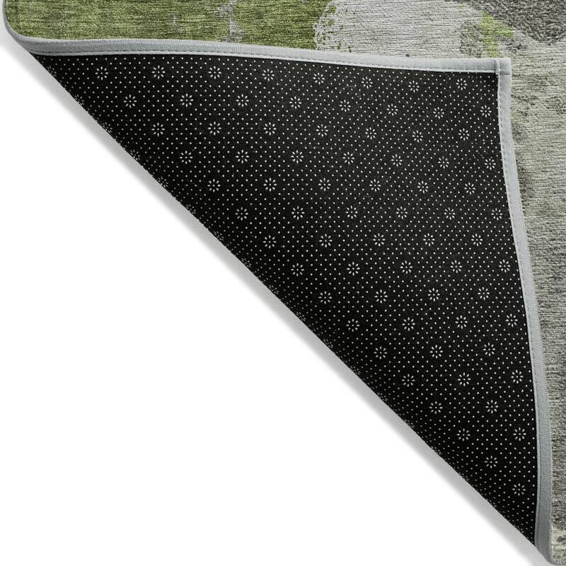 HomeRoots Abstract Transitional Rectangle Outdoor Rug