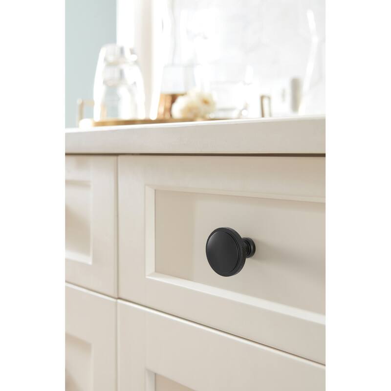 Amerock BP37740 Faraday 1-1/4" Knurled Mushroom Cabinet Knob