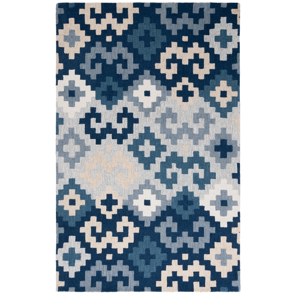 SAFAVIEH Handmade Metro Gunvor French Country Wool Rug