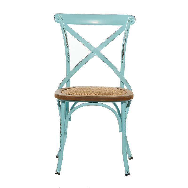 Metal Farmhouse Dining Chair (Set of 2) - 20 x 20 x 35