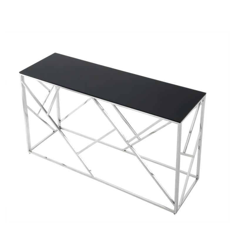 Modern Glass Console Table