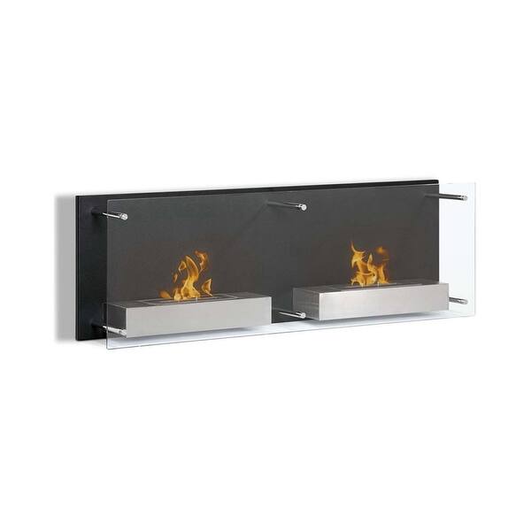 Shop Moda Flame Faro 47 Inch Ventless Wall Mounted Bio Ethanol Fireplace On Sale Overstock 30655659