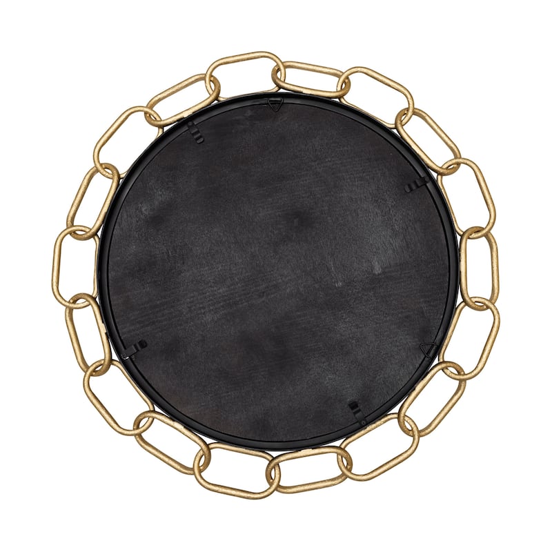 Varaluz Chains of Love Round Wall Mirror