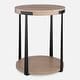 preview thumbnail 1 of 3, Uttermost Palisade Natural Round Side Table