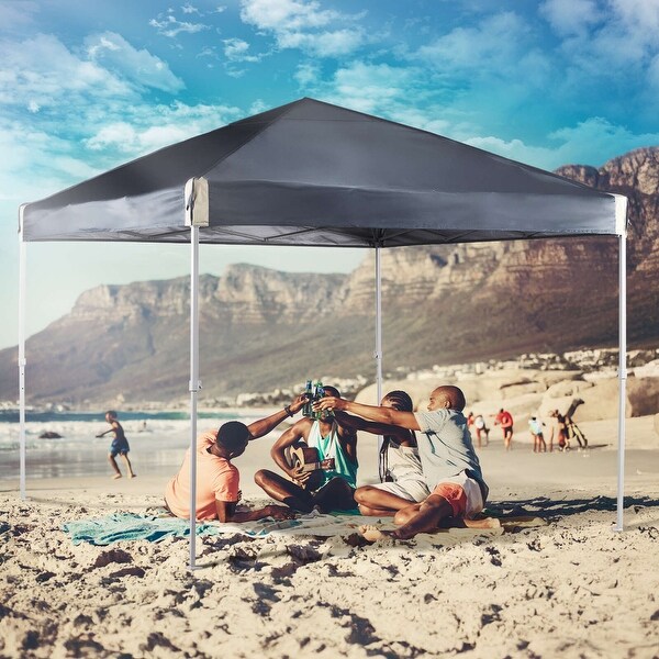 Aoodor 12'x12' Pop Up Canopy Tent with Roller Bag, Portable
