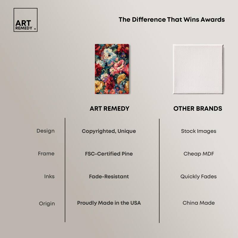 Garden Tapestries I Canvas by Art Remedy, Gallery Wrapped
