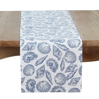 Shell Table Runner Seaside Sea Shells Table Runner - 14