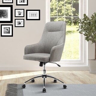 Comfy Height Adjustable Rolling Office Desk Chair - Overstock - 20508268