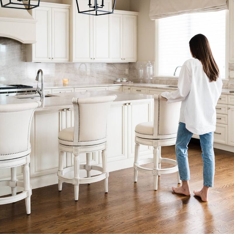 Maven Lane 26" Pullman Swivel Counter Height Kitchen Stool