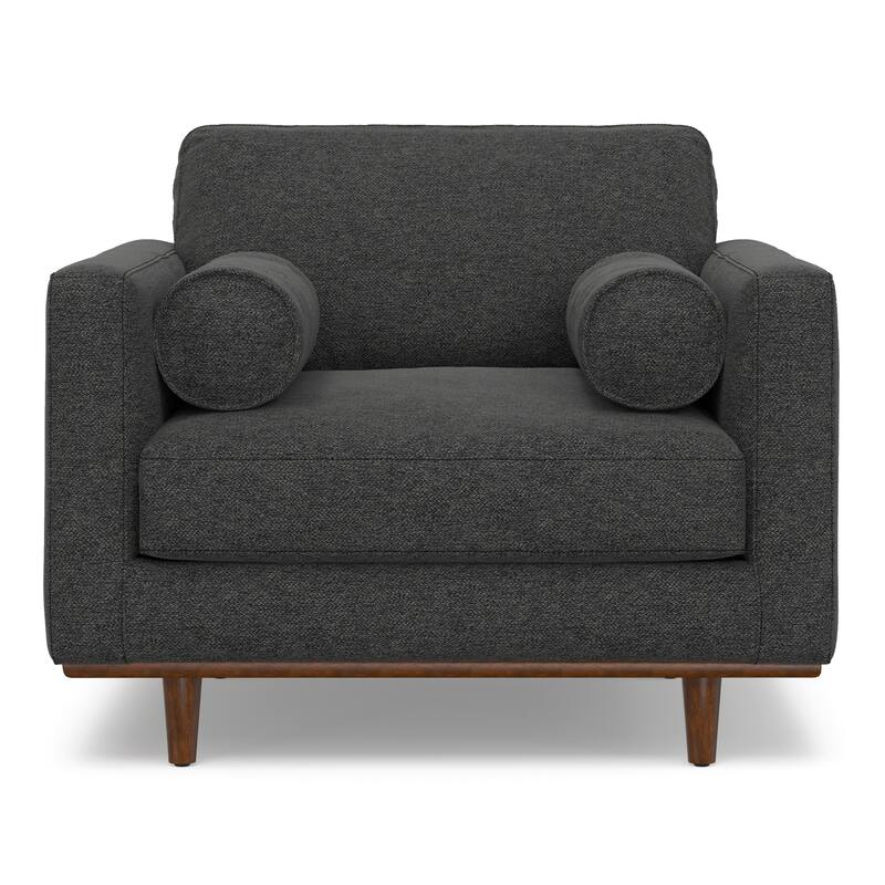 WYNDENHALL Brixley 42 inch Wide Mid-Century Modern Accent Chair - 38.25"D x 42"W x 34"H