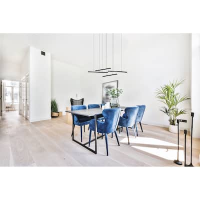 Lindoza - 4-Light Pendant - Integrated LED - Matte Black Finish