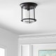 preview thumbnail 20 of 24, Orbe 10.25" Metal/Glass LED Flush Mount, by JONATHAN Y