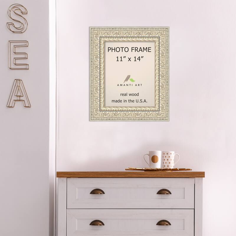 Fair Baroque Cream Ornate Raised Pattern Picture Frame